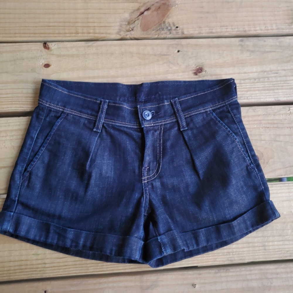 7 For All Mankind Tracy Denim Shorts Size 2